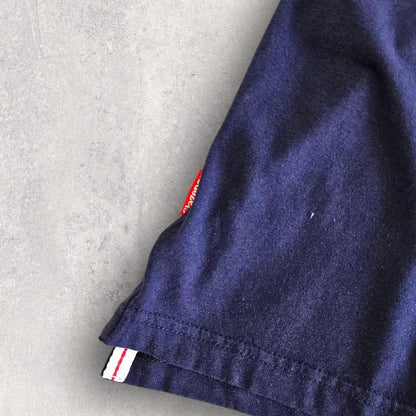 Slazenger Navy Logo Tee - L Lizard Vintage Clothes Slazenger Navy Logo Tee - L 65.00 NIS