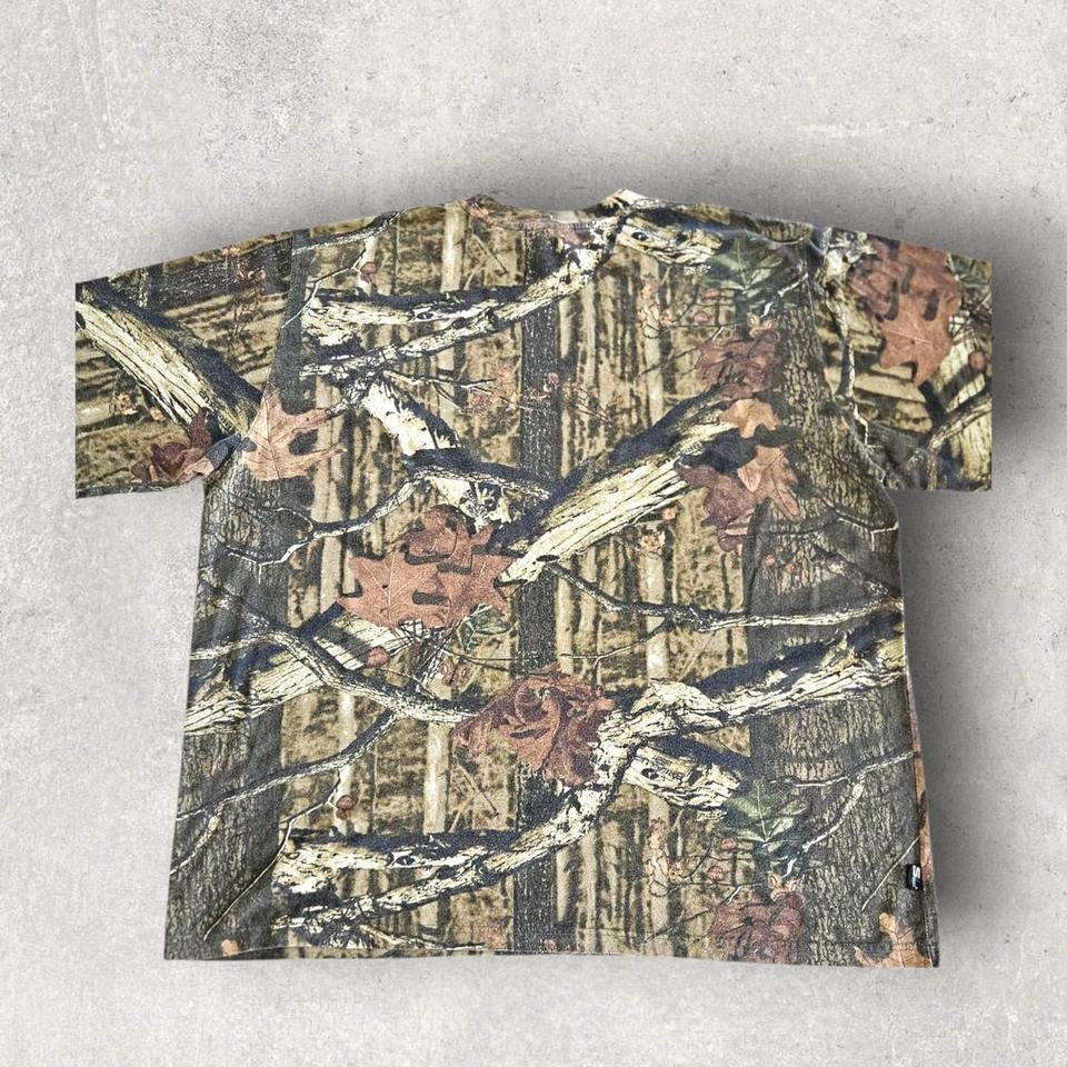 Real tree White Water Camo T-shirt - 3XL Lizard Vintage Clothes Real tree White Water Camo T-shirt - 3XL 75.00 NIS