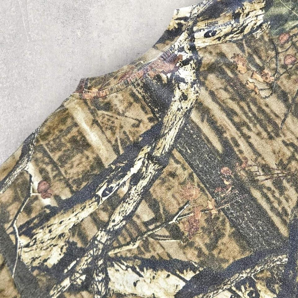 Real tree White Water Camo T-shirt - 3XL Lizard Vintage Clothes Real tree White Water Camo T-shirt - 3XL 75.00 NIS