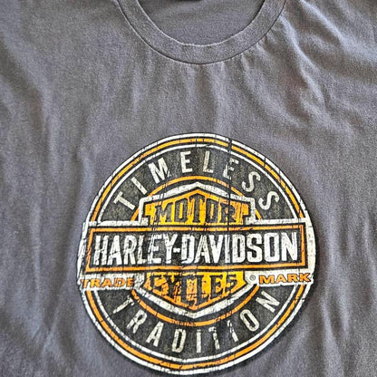 Harley Davidson Grey Graphic Tshirt - XL Harley Davidson Grey Graphic Tshirt - XL Lizard Vintage Clothes 150.00 NIS T-Shirts