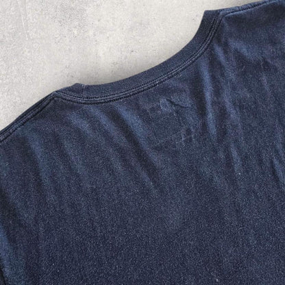 Adidas Navy Logo T-shirt - L Adidas Navy Logo T-shirt - L Lizard Vintage Clothes 70.00 NIS T-Shirts