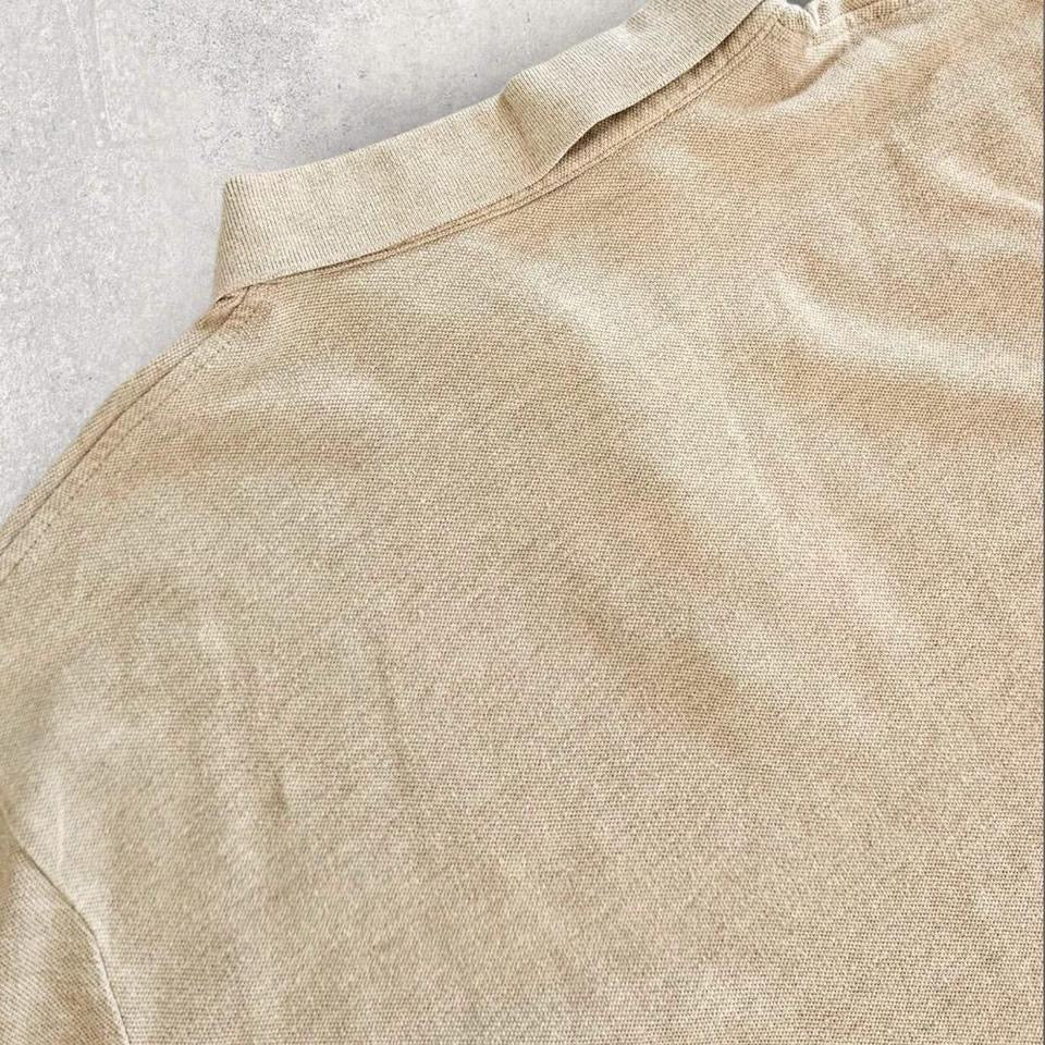 Tommy Hilfiger Cream Logo Poli Tee - XXL Tommy Hilfiger Cream Logo Poli Tee - XXL Lizard Vintage Clothes 85.00 NIS Polos