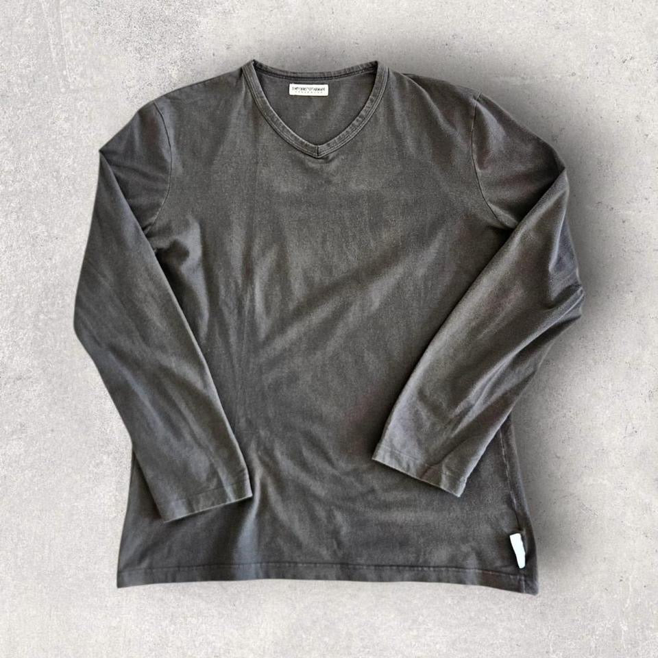 Armani agree Long Sleeve Tee Fits - S Armani agree Long Sleeve Tee Fits - S Lizard Vintage Clothes 75.00 NIS T-Shirts