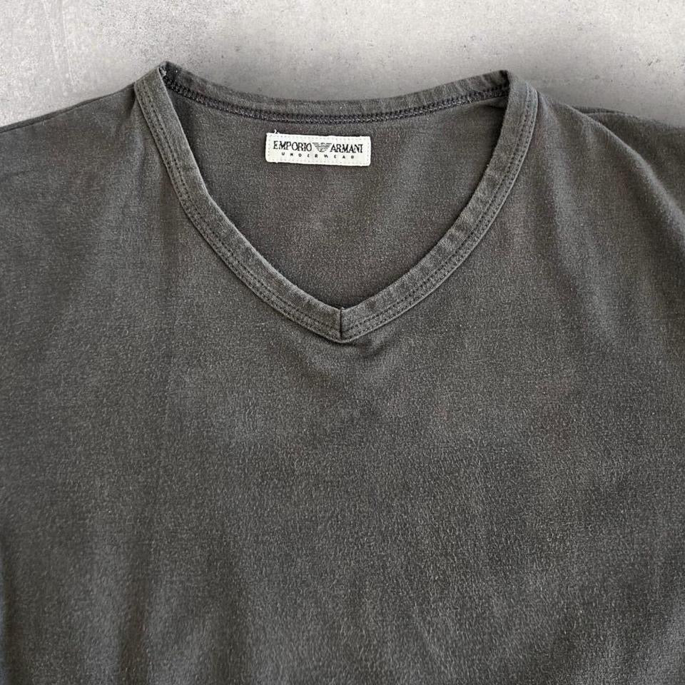 Armani agree Long Sleeve Tee Fits - S Armani agree Long Sleeve Tee Fits - S Lizard Vintage Clothes 75.00 NIS T-Shirts
