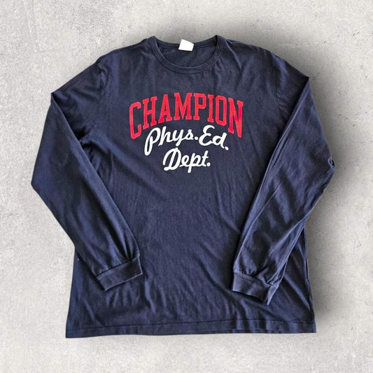 Vintage Champion Long Sleeve Tee - L Vintage Champion Long Sleeve Tee - L Lizard Vintage Clothes 110.00 NIS T-Shirts