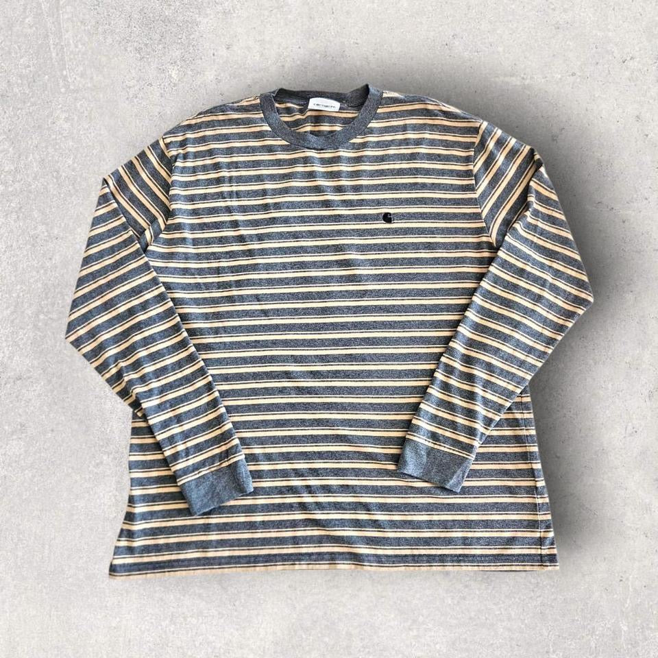Carhartt Long Sleeve Logo Tee - L Carhartt Long Sleeve Logo Tee - L 135.00 NIS Lizard Vintage Clothes T-Shirts