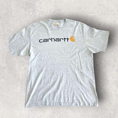 Carhartt Logo Grey T-shirt - XXL Carhartt Logo Grey T-shirt - XXL 110.00 NIS Lizard Vintage Clothes T-Shirts