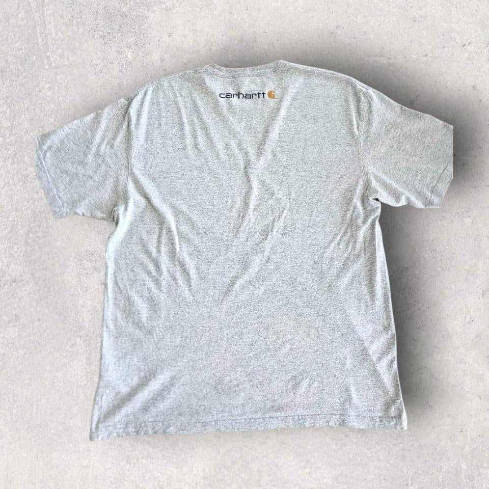 Carhartt Logo Grey T-shirt - XXL Carhartt Logo Grey T-shirt - XXL 110.00 NIS Lizard Vintage Clothes T-Shirts