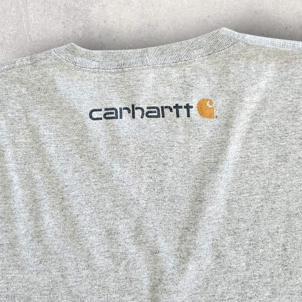 Carhartt Logo Grey T-shirt - XXL Carhartt Logo Grey T-shirt - XXL 110.00 NIS Lizard Vintage Clothes T-Shirts