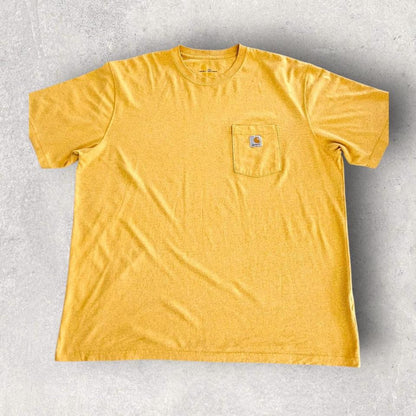Carhartt yellow Pocket Tee - 3XL Carhartt yellow Pocket Tee - 3XL 85.00 NIS Lizard Vintage Clothes T-Shirts