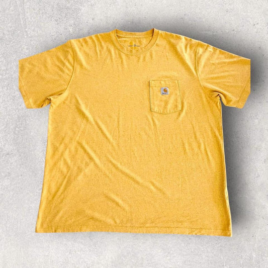 Carhartt yellow Pocket Tee - 3XL Carhartt yellow Pocket Tee - 3XL 85.00 NIS Lizard Vintage Clothes T-Shirts