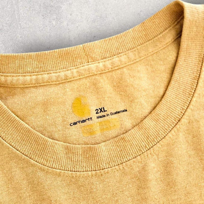 Carhartt yellow Pocket Tee - 3XL Carhartt yellow Pocket Tee - 3XL 85.00 NIS Lizard Vintage Clothes T-Shirts