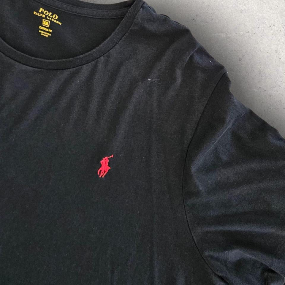 Polo Ralph Lauren Black T-shirt - L Polo Ralph Lauren Black T-shirt - L T-Shirts 80.00 NIS Lizard Vintage Clothes
