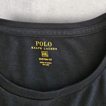 Polo Ralph Lauren Black T-shirt - L Polo Ralph Lauren Black T-shirt - L T-Shirts 80.00 NIS Lizard Vintage Clothes