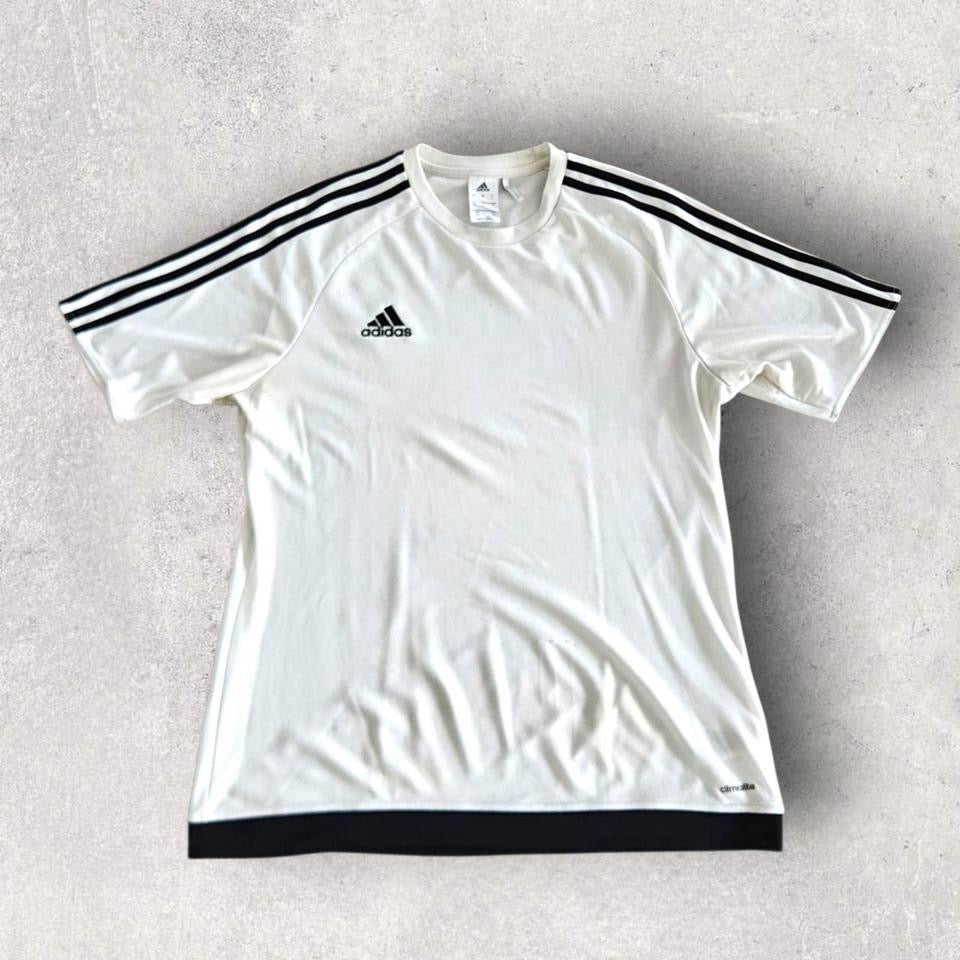 Adidas White Dri Fit T-shirt - L Adidas White Dri Fit T-shirt - L T-Shirts 50.00 NIS Lizard Vintage Clothes