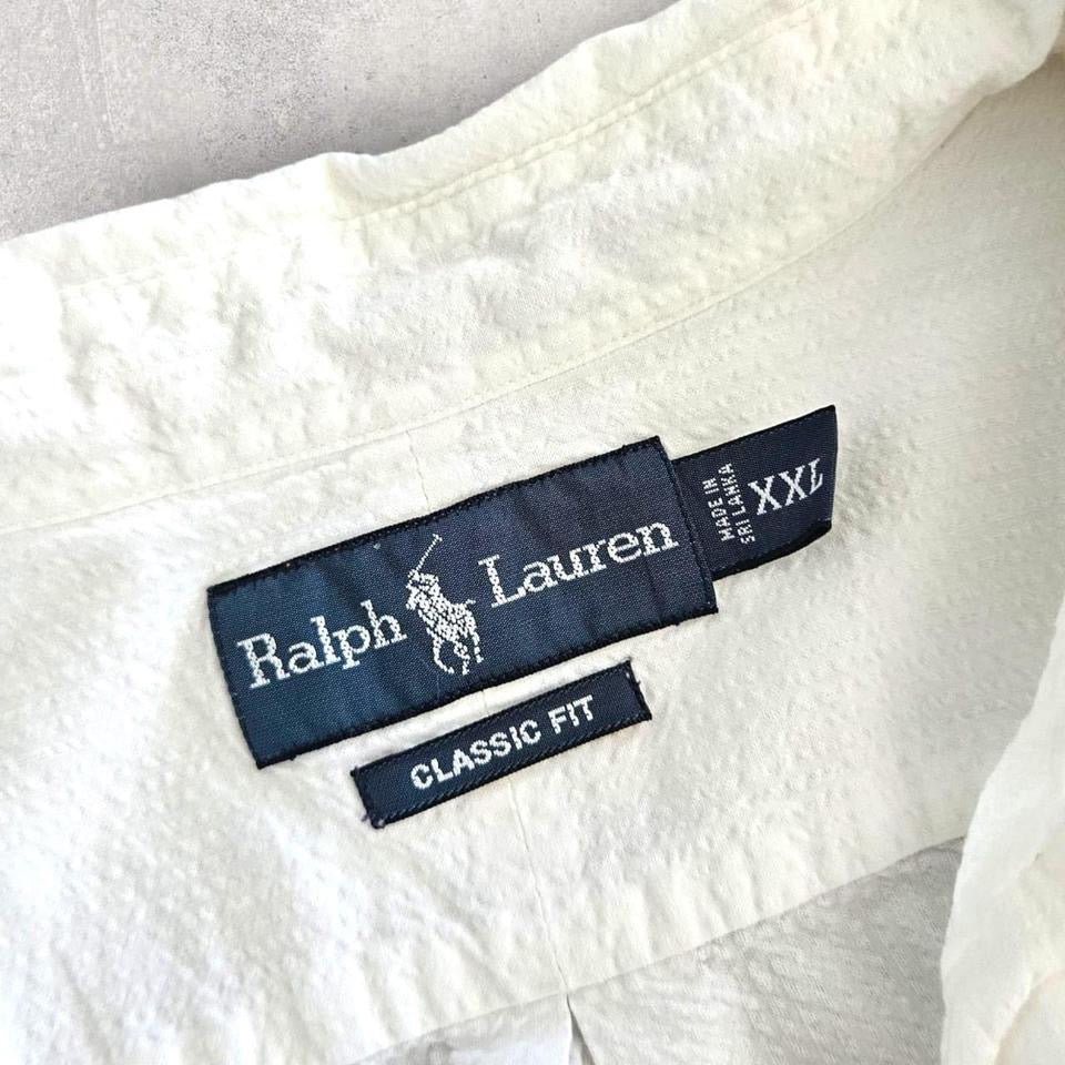 Polo Ralph Lauren White Shirt - XL Polo Ralph Lauren White Shirt - XL Polos 200.00 NIS Lizard Vintage Clothes