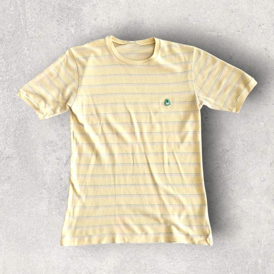 Yellow Striped T-shirt - S Yellow Striped T-shirt - S T-Shirts 45.00 NIS Lizard Vintage Clothes