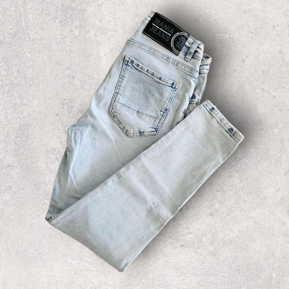 Mania Jeans Washed Jeans - W31 Jeans 30.00 NIS Mania Jeans Washed Jeans - W31 Lizard Vintage Clothes