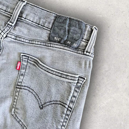 Levi’s 511 Grey Jeans Shorts - W30 Denim Shorts 80.00 NIS Levi’s 511 Grey Jeans Shorts - W30 Lizard Vintage Clothes