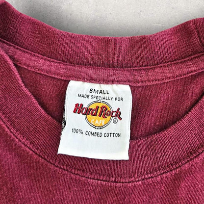 Vintage Hard Rock Cafe Red Tee - S T-Shirts Lizard Vintage Clothes 90.00 NIS Vintage Hard Rock Cafe Red Tee - S
