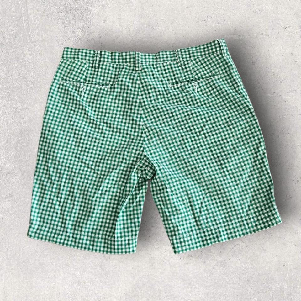 Polo Ralph Lauren Green Shorts - W36 Chino Shorts Lizard Vintage Clothes 60.00 NIS Polo Ralph Lauren Green Shorts - W36