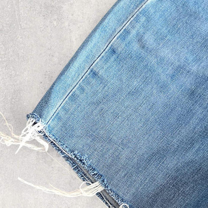 Levi’s 544 Blue Short Jeans - W28 Denim Shorts Lizard Vintage Clothes 100.00 NIS Levi’s 544 Blue Short Jeans - W28