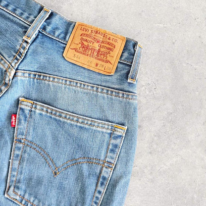 Levi’s 544 Blue Short Jeans - W28 Denim Shorts Lizard Vintage Clothes 100.00 NIS Levi’s 544 Blue Short Jeans - W28