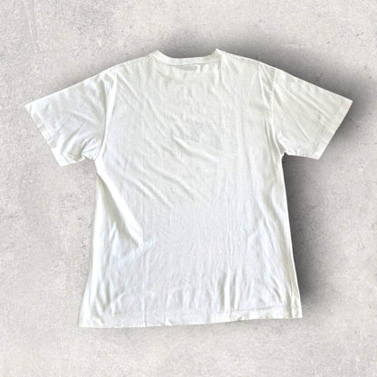 Vintage White Single Stitch T-shirt - L T-Shirts Lizard Vintage Clothes 85.00 NIS Vintage White Single Stitch T-shirt - L