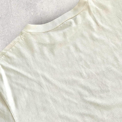 Vintage White Single Stitch T-shirt - L T-Shirts Lizard Vintage Clothes 85.00 NIS Vintage White Single Stitch T-shirt - L