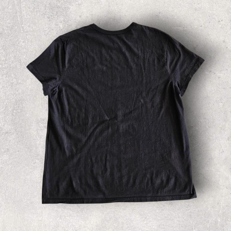 Champion Black Logo T-shirt - L T-Shirts Lizard Vintage Clothes 75.00 NIS Champion Black Logo T-shirt - L