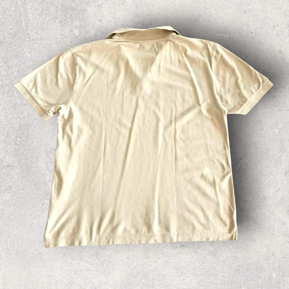 Vintage Kappa Cream Polo Tee - L Vintage Kappa Cream Polo Tee - L Polos Lizard Vintage Clothes
