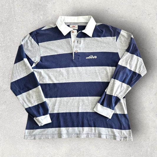 Vintage Levi’s Long Sleeve Polo Tee - S Vintage Levi’s Long Sleeve Polo Tee - S Polos Lizard Vintage Clothes