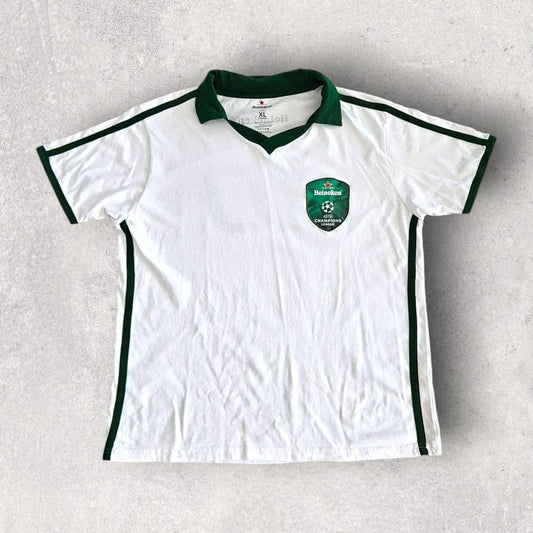 Heineken White Polo T-shirt - M Heineken White Polo T-shirt - M Polos Lizard Vintage Clothes
