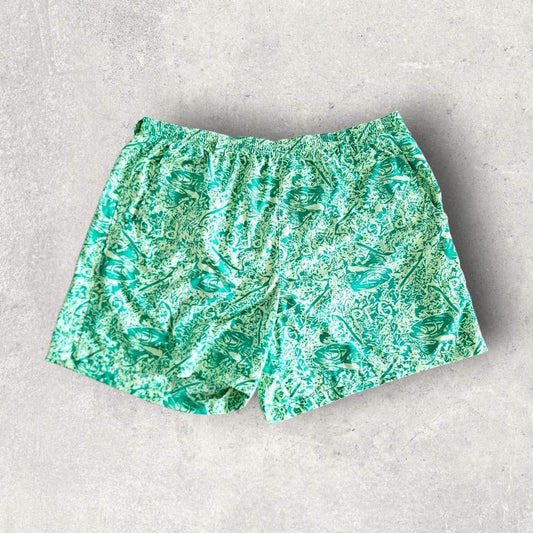Vintage Columbia Green swimwear Shorts - XXL 50.00 NIS Vintage Columbia Green swimwear Shorts - XXL Lizard Vintage Clothes Swim Boxers