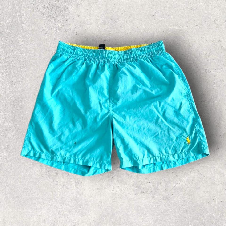 Polo Ralph Lauren Blue Short Pants - L 45.00 NIS Polo Ralph Lauren Blue Short Pants - L Lizard Vintage Clothes Jogger Shorts