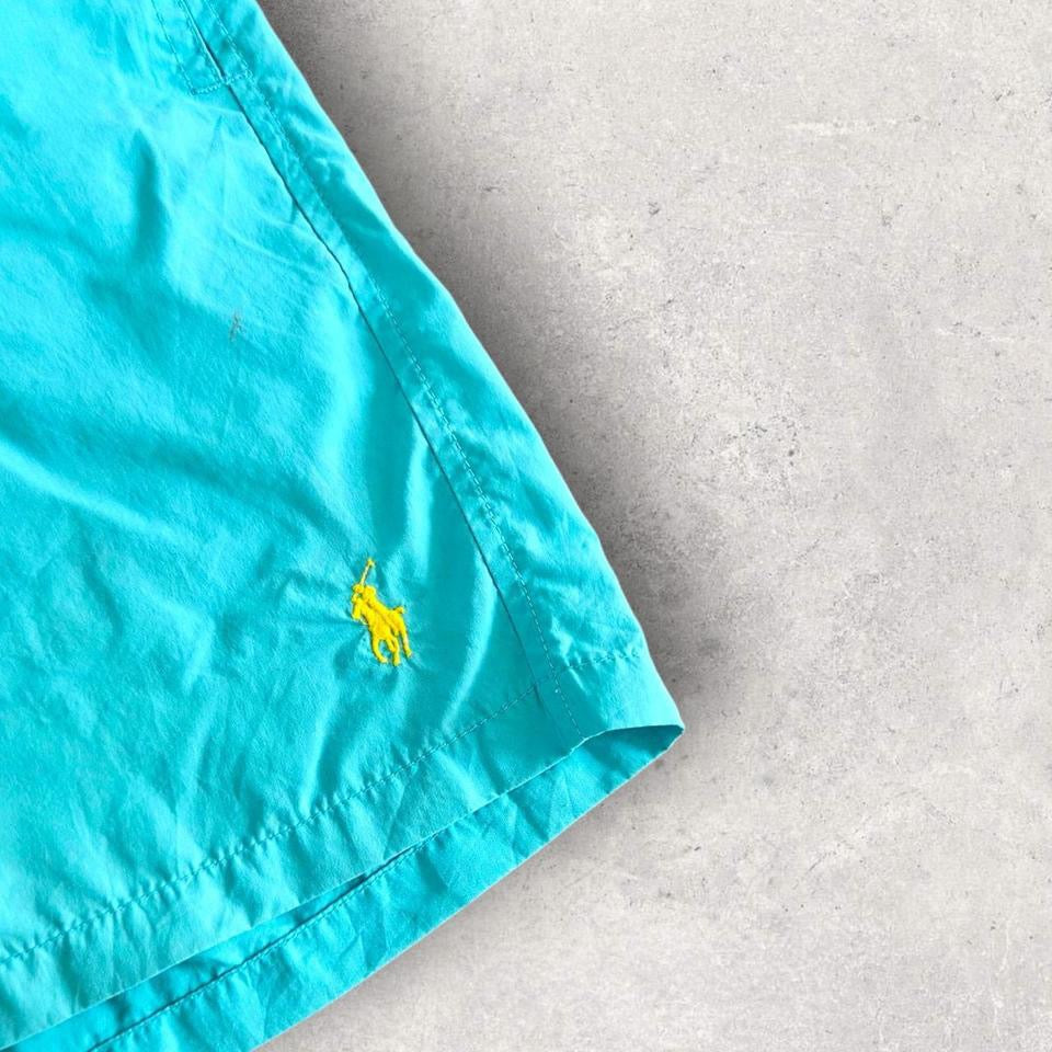 Polo Ralph Lauren Blue Short Pants - L 45.00 NIS Polo Ralph Lauren Blue Short Pants - L Lizard Vintage Clothes Jogger Shorts