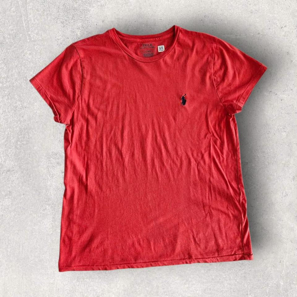 Polo Ralph Lauren Orange Tee - S 60.00 NIS Polo Ralph Lauren Orange Tee - S Lizard Vintage Clothes T-Shirts