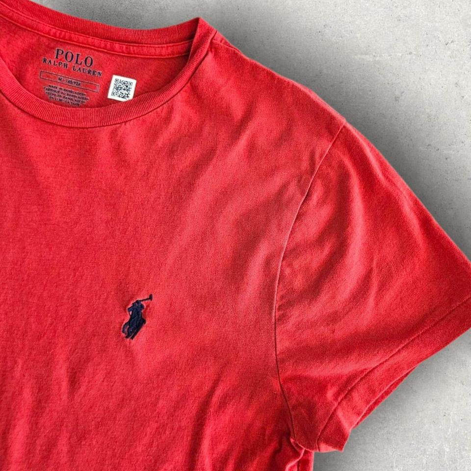 Polo Ralph Lauren Orange Tee - S 60.00 NIS Polo Ralph Lauren Orange Tee - S Lizard Vintage Clothes T-Shirts