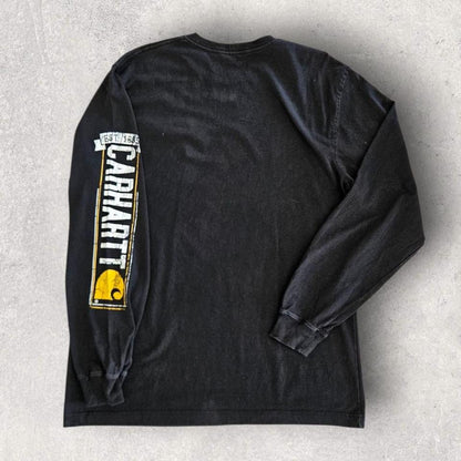 Carhartt Black Pocket Long Sleeve T-shirt - L 150.00 NIS Carhartt Black Pocket Long Sleeve T-shirt - L Lizard Vintage Clothes T-Shirts
