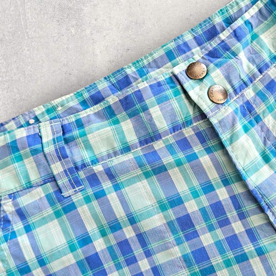 Columbia Blue Short Pants 60.00 NIS Columbia Blue Short Pants Lizard Vintage Clothes Short Trousers