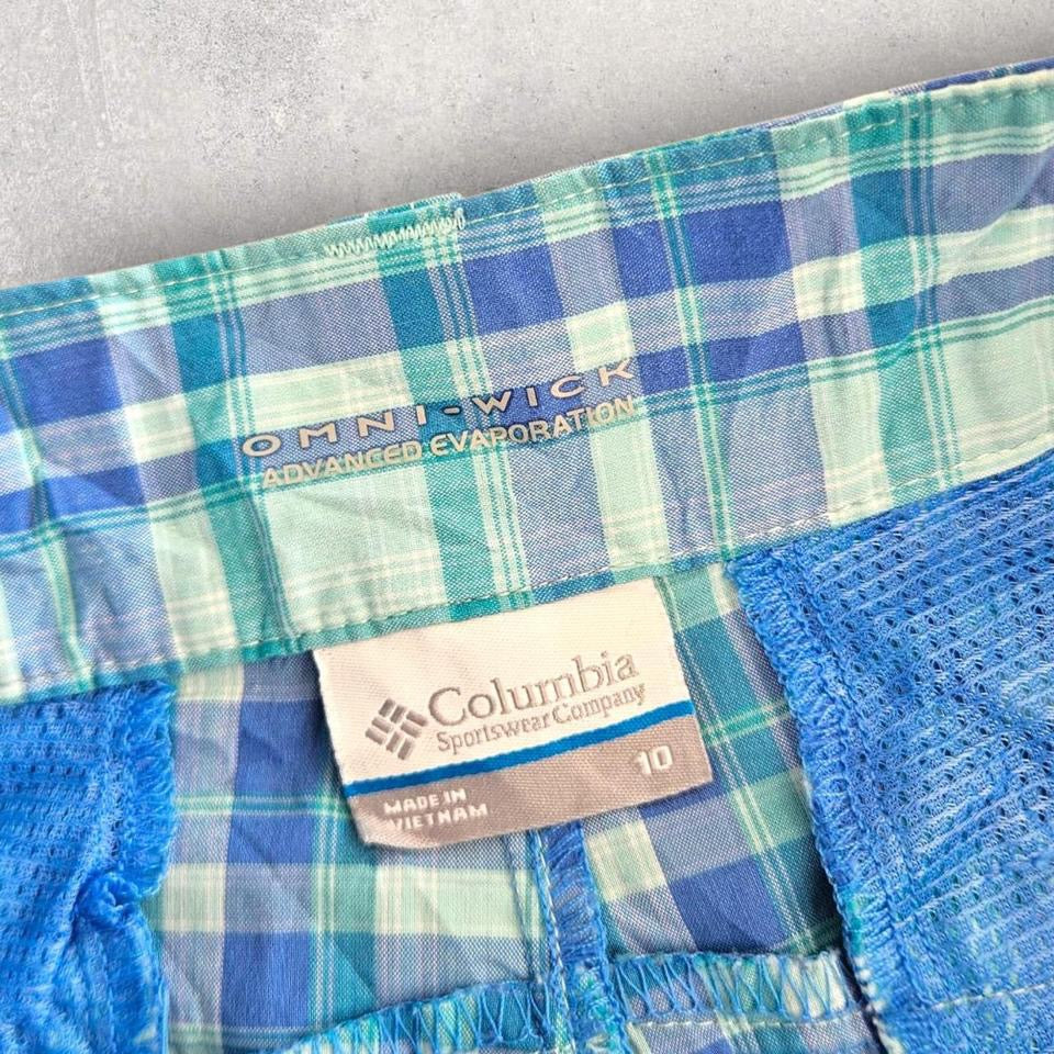 Columbia Blue Short Pants 60.00 NIS Columbia Blue Short Pants Lizard Vintage Clothes Short Trousers