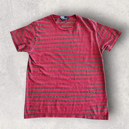 Polo Ralph Lauren Red Stripes Tshirt - L Polo Ralph Lauren Red Stripes Tshirt - L 90.00 NIS Lizard Vintage Clothes Polos