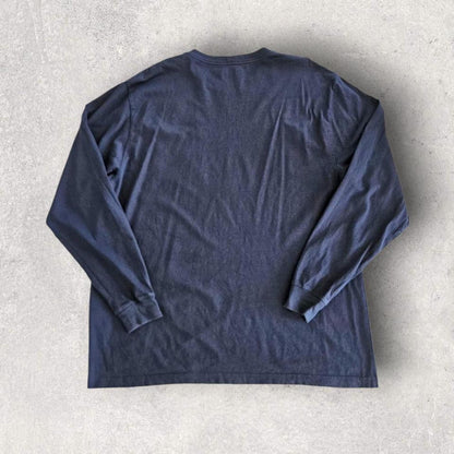 Carhartt Navy Long Sleeve Pocket T-shirt - XXL Carhartt Navy Long Sleeve Pocket T-shirt - XXL 120.00 NIS Lizard Vintage Clothes T-Shirts