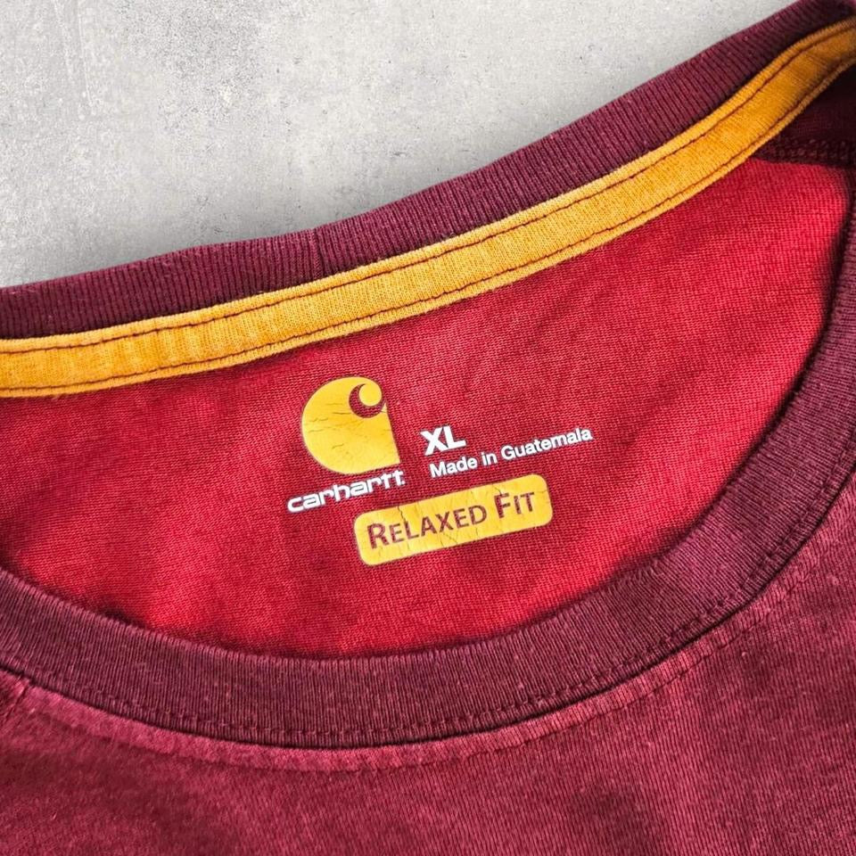 Carhartt Red Pocket Tee - L Carhartt Red Pocket Tee - L 100.00 NIS Lizard Vintage Clothes T-Shirts
