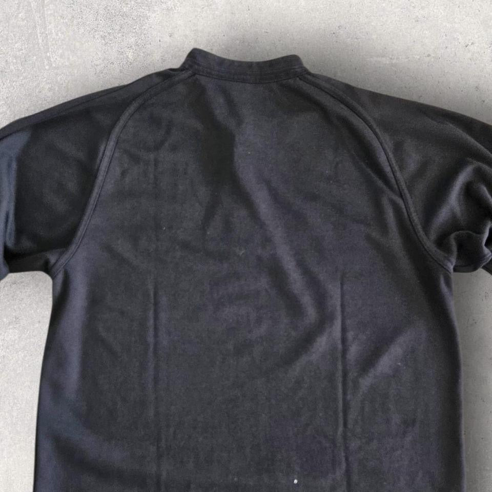 Vintage Adidas black High Collar Tshirt - L T-Shirts 75.00 NIS ADIDAS Vintage Adidas black High Collar Tshirt - L