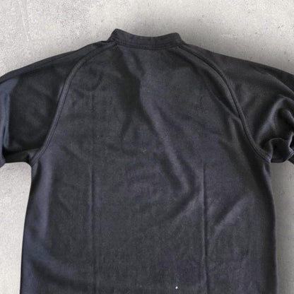 Vintage Adidas black High Collar Tshirt - L T-Shirts 75.00 NIS ADIDAS Vintage Adidas black High Collar Tshirt - L