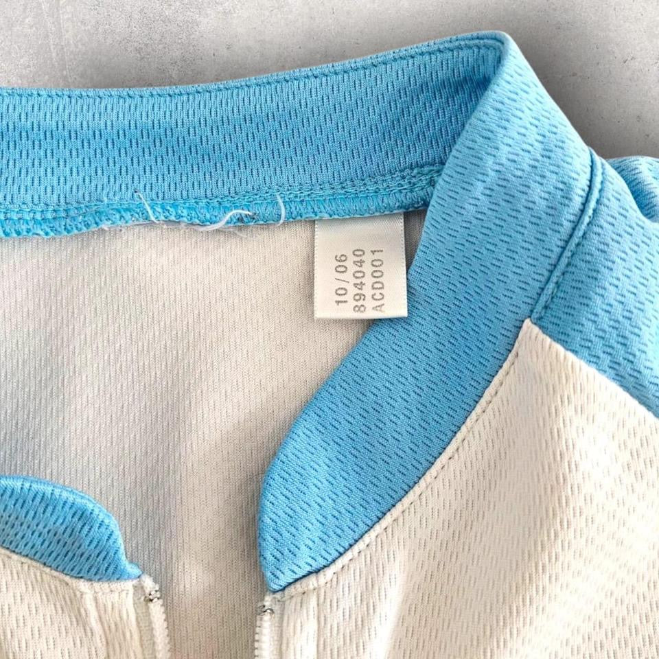 Adidas white/blue Woman’s Polo 1/4 Zip Activewear Tops 65.00 NIS ADIDAS Adidas white/blue Woman’s Polo 1/4 Zip