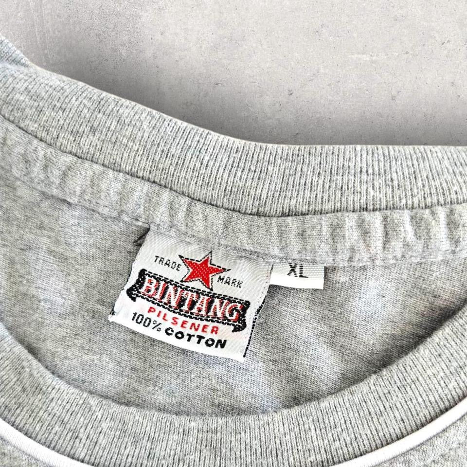 Vintage Grey Beer T-shirt - L Vintage Grey Beer T-shirt - L Lizard Vintage Clothes