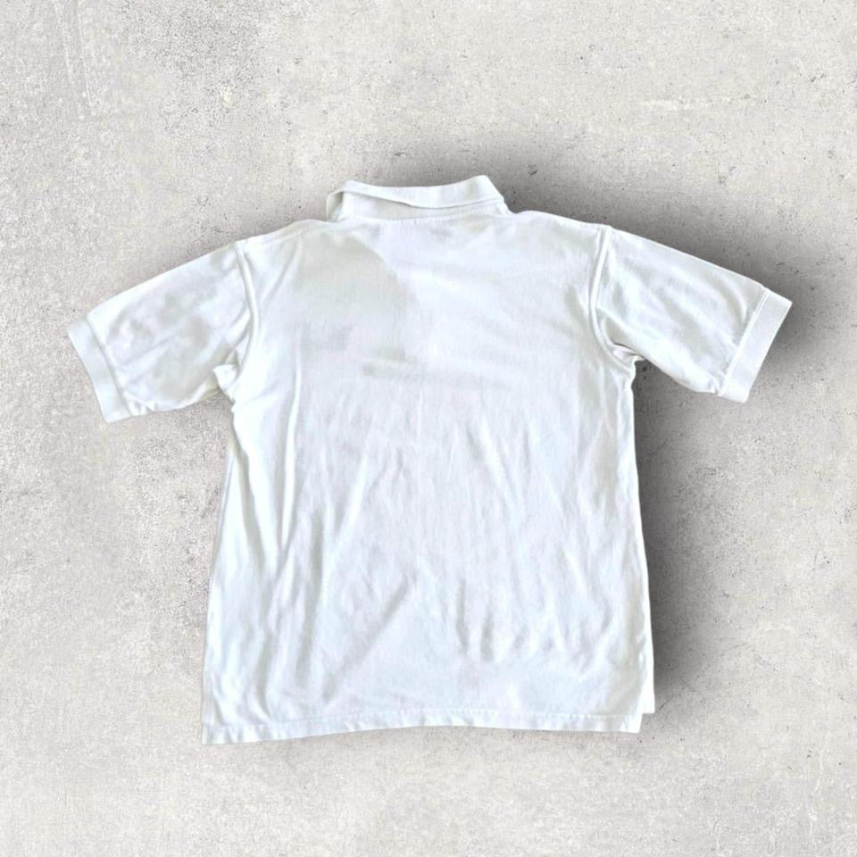 Polo Ralph Lauren White Polo Tee - M Polo Ralph Lauren White Polo Tee - M Lizard Vintage Clothes