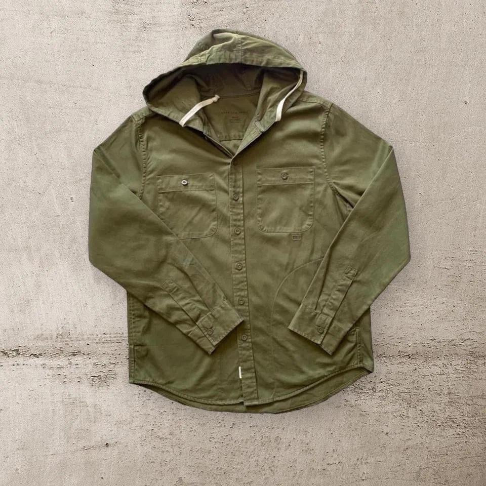 American eagle green hoodie shirt - M חולצת הודי ירוקה אמריקן איגל מידה M